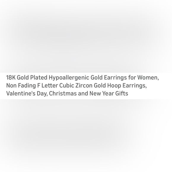 Elegant Gold Luxury inspired Hoop Earrings - Picture 5 of 5